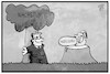Cartoon: Handelskrieg (small) by Kostas Koufogiorgos tagged karikatur,koufogiorgos,illustration,cartoon,handelskrieg,g20,finanzminister,baum,wachstum,wirtschaft,schutz