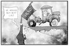 Cartoon: Horst Seehofer (small) by Kostas Koufogiorgos tagged karikatur,koufogiorgos,illustration,cartoon,seehofer,merkel,hang,hängen,kipplader,kanzlerin,innenminister,groko,csu,cdu,politik,amt