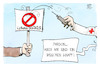 Cartoon: Impfstoffmangel (small) by Kostas Koufogiorgos tagged karikatur,koufogiorgos,illustration,cartoon,impfstoff,impfstoffmangel,spritze,demonstration,protest