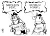 Cartoon: Lafontaine (small) by Kostas Koufogiorgos tagged lafontaine,linke,partei,vorsitz,napoleon,waterloo,kandidatur,politik,karikatur,kostas,koufogiorgos