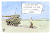 Cartoon: Leopard-Panzer (small) by Kostas Koufogiorgos tagged karikatur,koufogiorgos,leopard,scholz,kette,waffe