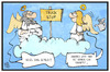Cartoon: Manfred Krug (small) by Kostas Koufogiorgos tagged karikatur koufogiorgos illustration cartoon manfred krug tor himmelspforte auf achse schauspieler engel himmel paradies