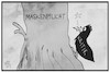 Cartoon: Maskenpflicht (small) by Kostas Koufogiorgos tagged karikatur,koufogiorgos,illustration,cartoon,maske,maskenpflicht,kritik,specht,corona,pandemie,schutz,maßnahme