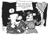 Cartoon: Pille danach (small) by Kostas Koufogiorgos tagged karikatur,koufogiorgos,cartoon,illustration,pille,schwangerschaft,kind,valentinstag,tante,spd,cdu,familie