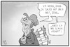 Cartoon: Spahn will die Impfpflicht (small) by Kostas Koufogiorgos tagged karikatur,koufogiorgos,illustration,cartoon,impfgegner,gesundheit,merkel,spahn,impfen,spritze,kabinett,regierung
