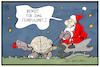 Cartoon: Tempolimit (small) by Kostas Koufogiorgos tagged karikatur,koufogiorgos,illustration,cartoon,tempo,limit,autobahn,weihnachtsmann,schildkröte,langsamkeit,fahren,verkehr,schlitten,mobilität,geschwindigkeit