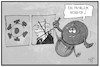Cartoon: Trump ist weg (small) by Kostas Koufogiorgos tagged karikatur,koufogiorgos,illustration,cartoon,trump,corona,erde,welt,problem,streichen,abwahl,pandemie