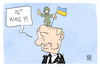 Cartoon: Ukraine-Krieg (small) by Kostas Koufogiorgos tagged karikatur,koufogiorgos,ukraine,putin,eroberung,kopf,russland,krieg