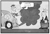 Cartoon: Volkswagen baut Cloud mit Amazon (small) by Kostas Koufogiorgos tagged karikatur,koufogiorgos,illustration,cartoon,volkswagen,cloud,amazon,dieselgate,abgas,digitalisierung,autobauer,wirtschaft