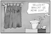 Cartoon: Wirtschaftseinbruch (small) by Kostas Koufogiorgos tagged karikatur,koufogiorgos,illustration,cartoon,wirtschaft,lockdown,eingehen,pflanze,corona,pandemie,bip,konsum