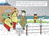Cartoon: Bauernregel (small) by JotKa tagged winter jahreszeiten frühling schnee schneefall bauer touristen tourismus ferienwohnung natur wetter küste leuchturm nordsee