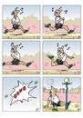 Cartoon: Der Jogger (small) by JotKa tagged sport,freizeit,training,jogging,laufen,musik,medien,walkmann,kopfhöhrer,unfall,unfälle,unterhaltung,ablenkung,sehen,hören,gesellschaft,gesundheit,athleten,leichtathletik