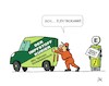 Cartoon: Warum Impfstoff knapp ist (small) by JotKa tagged corona covid19 impfzentren impfstoff lieferungen impftermine emobilität ladesäulen lieferdienste kurierdienste politik elektroautos