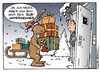 Cartoon: Weihnachtspaketdienst (small) by Micha Strahl tagged micha,strahl,weihnachten,paketdienst,subunternehmer,paketbote,bescherung