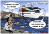 Cartoon: Costa Concordia (small) by karicartoons tagged costa,concordia,havarie,kreuzfahrtschiff,meer,schiff,schiffsunglück,versinken,rettung