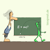 Cartoon: lexatoon Relativitätstheorie (small) by lexatoons tagged lexatoon,relativitätstheorie,mathematik,wissenschaft,albert,einstein,math2022
