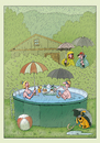 Cartoon: Schwimmliebhaber (small) by kurtu tagged schwimmer,hobby,regen