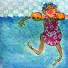 Cartoon: bun in the oven (small) by siobhan gately tagged swimming,pregnant,pregnancy,women,relaxing