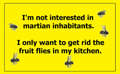 Cartoon: Martian inhabitants (medium) by Marbez tagged martian,inhabitants,fruit,flies