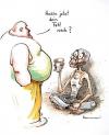 Cartoon: Fett (small) by Riemann tagged bettler,beggar,poor,street