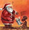 Cartoon: misunderstanding (small) by matteo bertelli tagged consumerism,christmas,africa