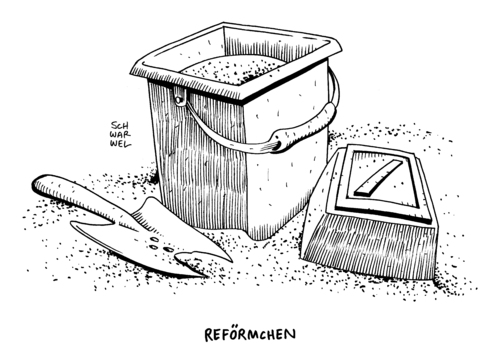 Cartoon: Deutsche Bank Krise Reform (medium) by Schwarwel tagged deutsche,bank,krise,reform,vorstand,karikatur,schwarwel,deutsche,bank,krise,reform,vorstand,karikatur,schwarwel