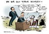 Cartoon: Afghanistan-Karikatur (small) by Schwarwel tagged afghanistan,verteidigungsminister,zu,guttenberg,talkmaster,jbk,dienstreise,karikatur,schwarwel