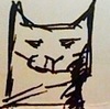 Cartoon: Noch e Katz (small) by manfredw tagged katze,cat,face,gesicht