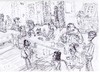 Cartoon: Bar on the corner (small) by llobet tagged bars,clubs