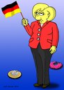 Cartoon: Ich hätte echte Chancen gehabt. (small) by Alf Miron tagged angela,merkel,bundeskanzlerin,schwarz,gelb,bundesregierung,währungskrise,financial,crisis,euro