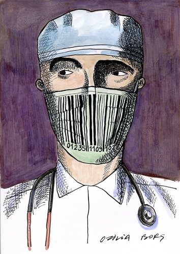 Cartoon: Doctors and patients 02 (medium) by Otilia Bors tagged otilia,bors