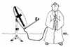 Cartoon: Kommunikationsschwierigkeiten (small) by besscartoon tagged pfarrer religion katholisch mann kirche technik bess besscartoon