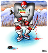 Cartoon: Sotschi (small) by besscartoon tagged sport,eishockey,blut,olympia,winterolympiade,sotschi,sochi,wintersport,rußland,schwulenfeindlichkeit,homophobie,putin,gesetze,bess,besscartoon
