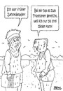 Cartoon: Zehnkämpfer und Triathlet (small) by besscartoon tagged männer,sport,zehnkämpfer,triathlet,dummheit,bess,besscartoon