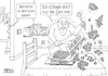 Cartoon: Zeit tot schlagen (small) by besscartoon tagged mann,frau,paar,beziehung,ehe,presse,tot,schlagen,die,zeit,zeitung,bess,besscartoon