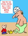 Cartoon: GENIE BOTH LOSE  ELECTION DAY (small) by rmay tagged genie,both,lose,election,day