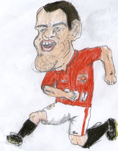 Cartoon: Wayne Rooney (medium) by Bonjoviandy tagged rooney,wayne