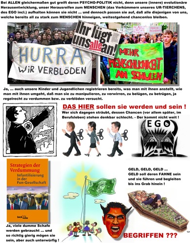 Cartoon: Alles Methode (medium) by eCollage tagged egoismus,gier,kapitalismus,faschismus