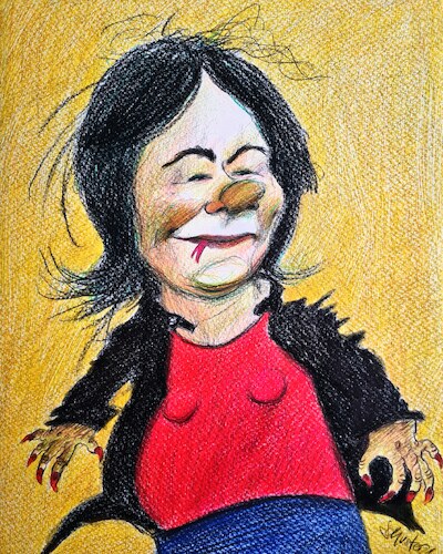 Cartoon: Annalena Baerbock (medium) by Mario Schuster tagged annalena,baerbock,grünen,wahl,mario,schuster