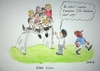 Cartoon: Echte Kerle... (small) by Mario Schuster tagged karikatur,cartoon,schuster,mario,fussball,em,löw,balotelli