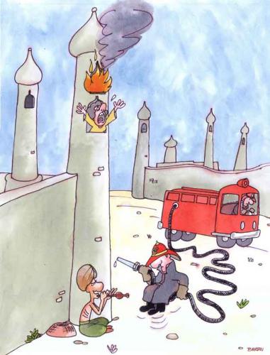 Cartoon: Bombeiro Cor (medium) by Biratan Porto tagged bombeiro,cor