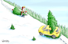 Cartoon: Christmas Tree Hunting (small) by karlwimer tagged christmas,tree,humor,axe,holiday,tradition
