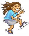 Cartoon: Dancing girl (small) by karlwimer tagged dancing,girl,fun,cartoon,music