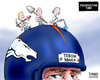 Cartoon: Tebowmania Prospecting (small) by karlwimer tagged tebow,football,broncos,business,usa