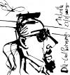 Cartoon: DQ-CoolRunnings (small) by royblumenthal tagged line,bw,portrait