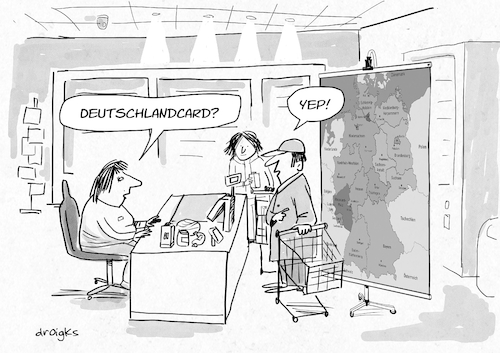 Cartoon: Deutschlandkarte? (medium) by droigks tagged deutschlandkarte,supermarkt,einkauf,rabatt,droigks,sparfuchs,punkte,sammeln,verrechnen,punktesystem,deutschlandkarte,supermarkt,einkauf,rabatt,droigks,sparfuchs,punkte,sammeln,verrechnen,punktesystem
