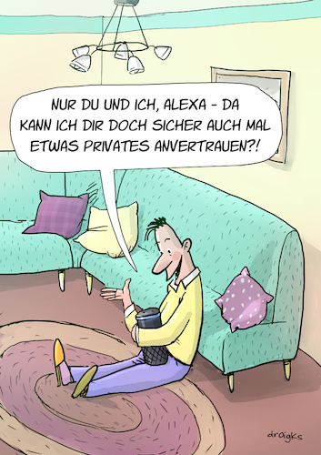 Cartoon: Privatsphäre (medium) by droigks tagged cartoon,datenschutz,alexa,privatsphaere,sprachassistent,datensicherheit,abhoeren,droigks,cloud,verschluesselung,mikrofoneinstellungen,nutzerdaten,einwilligung,tracking,amazon,ueberwachung,sprachbefehl,audiodaten,loeschfunktion,smart,home,heimsicherheit,kontrolle,vertrauen,cartoon,datenschutz,alexa,privatsphaere,sprachassistent,datensicherheit,abhoeren,droigks,cloud,verschluesselung,mikrofoneinstellungen,nutzerdaten,einwilligung,tracking,amazon,ueberwachung,sprachbefehl,audiodaten,loeschfunktion,smart,home,heimsicherheit,kontrolle,vertrauen