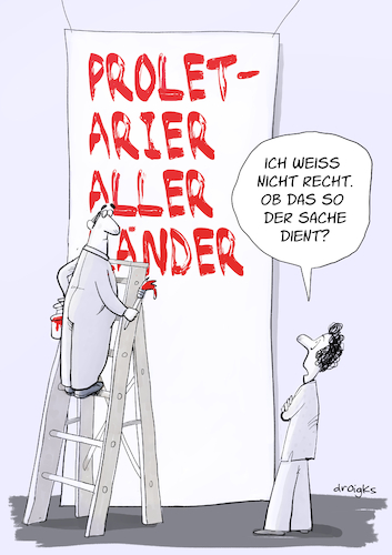 Cartoon: Proletarier (medium) by droigks tagged silbentrennung,arisch,arier,proletarier,proletariat,arbeiterklasse,besitz,produktionsmittel,indoiranische,sprachen,altertum,sanskrit,droigks,völker,indien,iran,sprachwissenschaft,ideologie,rassenideologie,pisa,bildung,silnemtrennung,arisch,arier,proletarier,proletariat,arbeiterklasse,besitz,produktionsmittel,indoiranischer,sprachen,altertum,sanskrit,droigks,völker,indien,iran,sprachwissenschaft,ideologie,rassenideologie