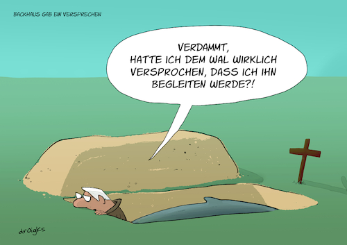 Cartoon: Timmy ist tot (medium) by droigks tagged buckelwal,ostsee,strandung,droigks,dänemark,anholt,rettungsaktion,skagerrak,gps,tracker,todesursache,erschöpfung,obduktion,tierschutz,kontroverse,artenschutz,medieninteresse,naturkatastrophe,mitgefühl,backhaus,versprechen,begleitung,beerdigung,kadaver,buckelwal,ostsee,strandung,droigks,dänemark,anholt,rettungsaktion,skagerrak,gps,tracker,todesursache,erschöpfung,obduktion,tierschutz,kontroverse,artenschutz,medieninteresse,naturkatastrophe,mitgefühl,backhaus,versprechen,begleitung,beerdigung,kadaver
