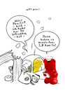 Cartoon: soft pears Nr.2 (small) by droigks tagged soft,pears,unfall,promille,kamille,alkohol,steuer,trinken,blau,polizist,pozilist,weich,gummibärchen,rot,gelb,droigk,droigks